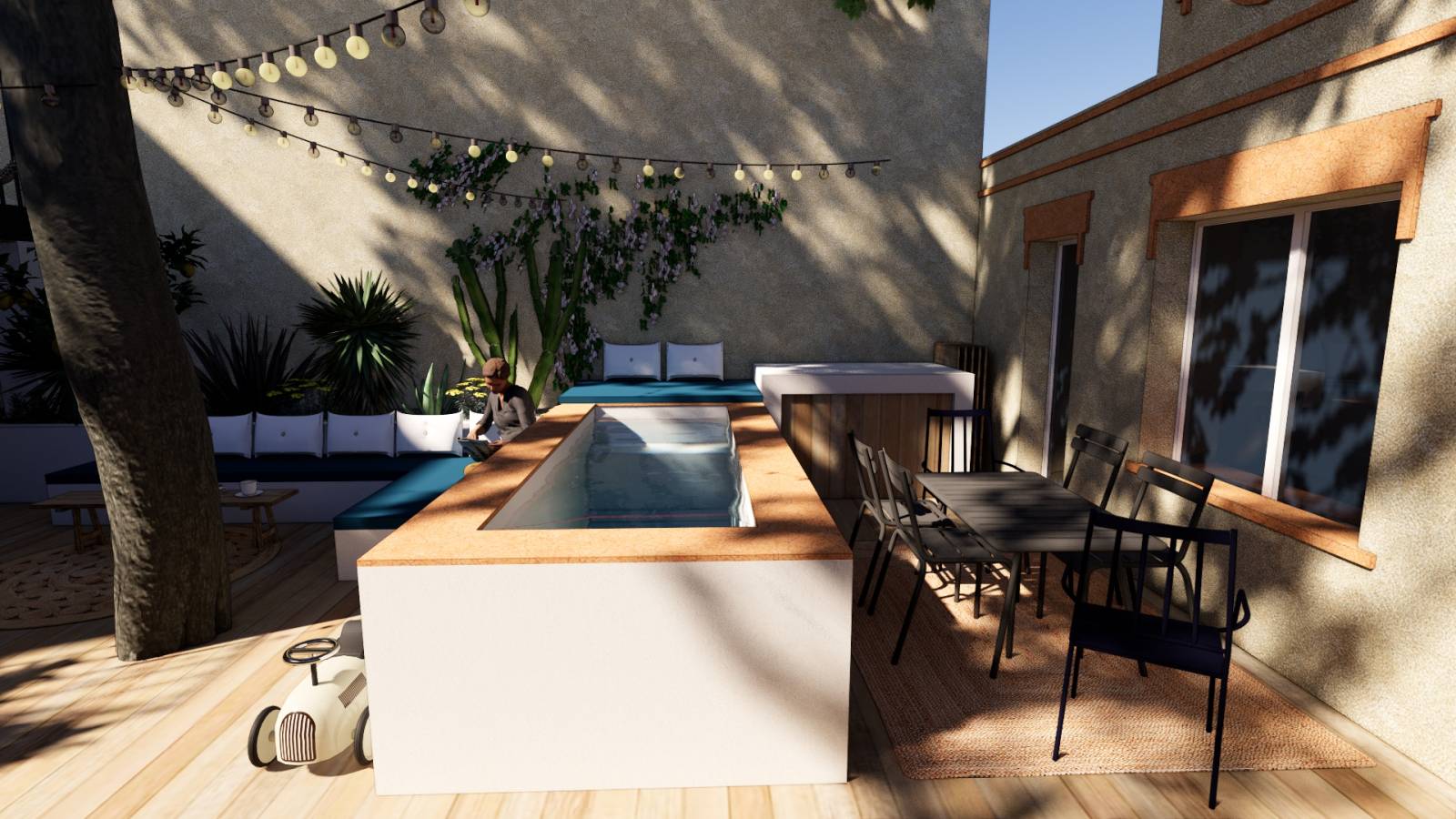 Création et rénovation d'allée de jardin à Toulon Var 83