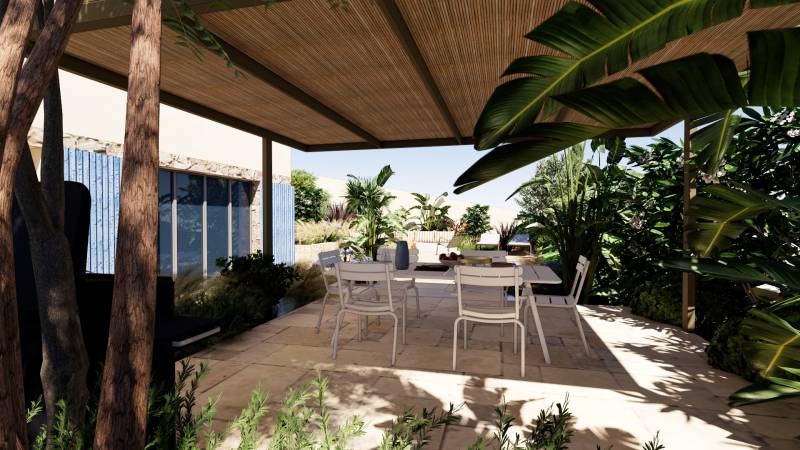 Aménagement complet d’un jardin méditerranéen à Sanary – Projet Bureau d’Étude